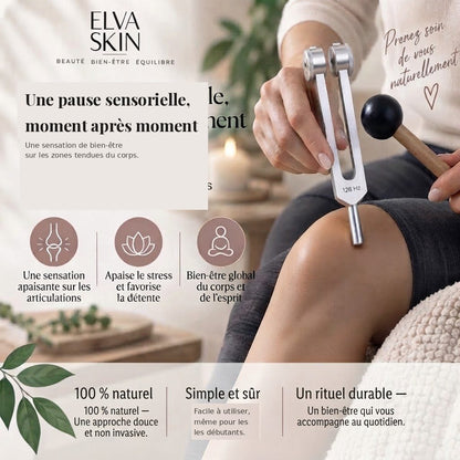 Diapason 128 Hz pour rituel de détente