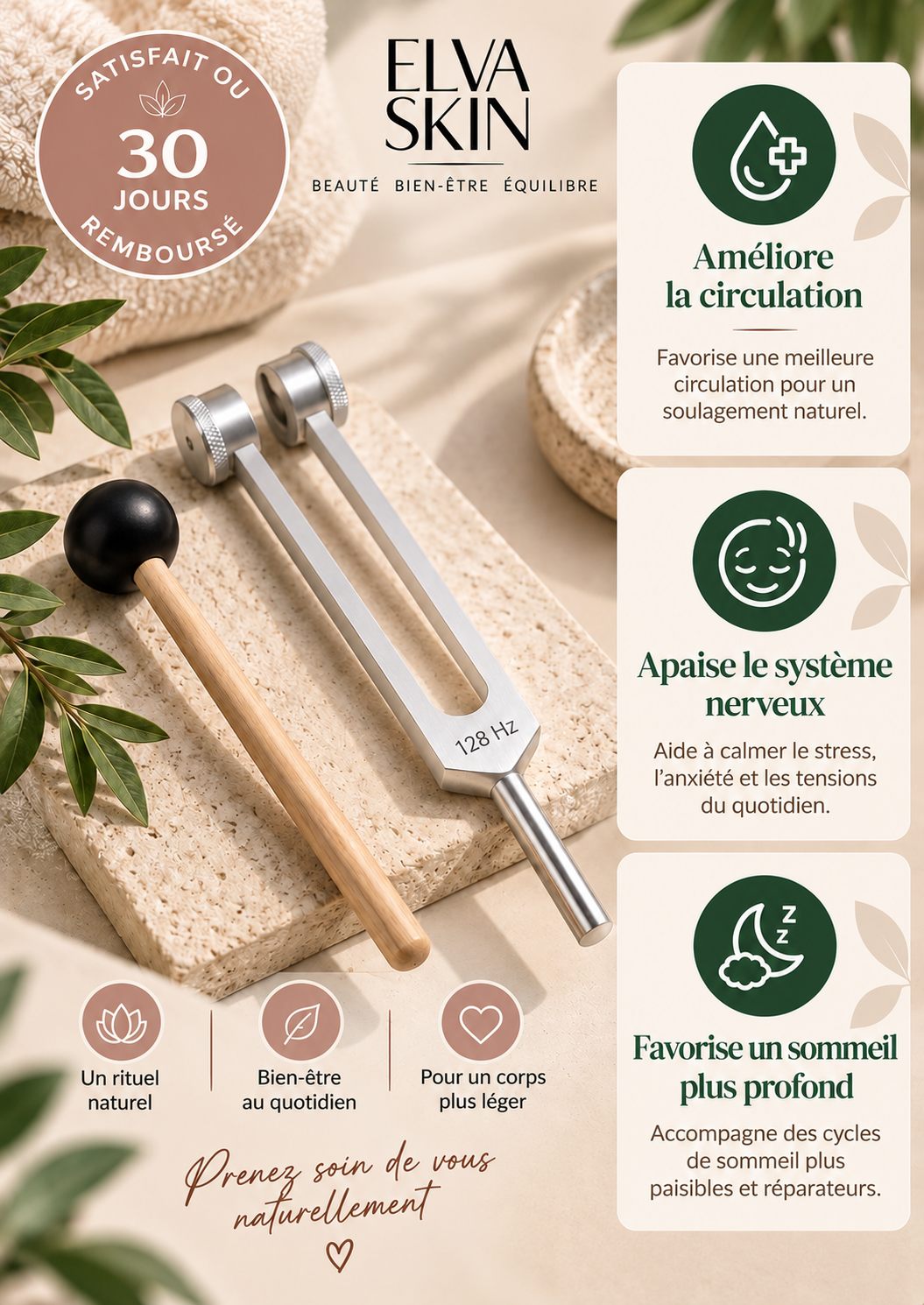 Diapason Thérapeutique 128 Hz