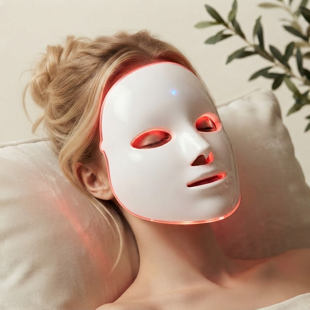 Masque LED Visage 6 Couleurs – Rituel Lumière & Détente