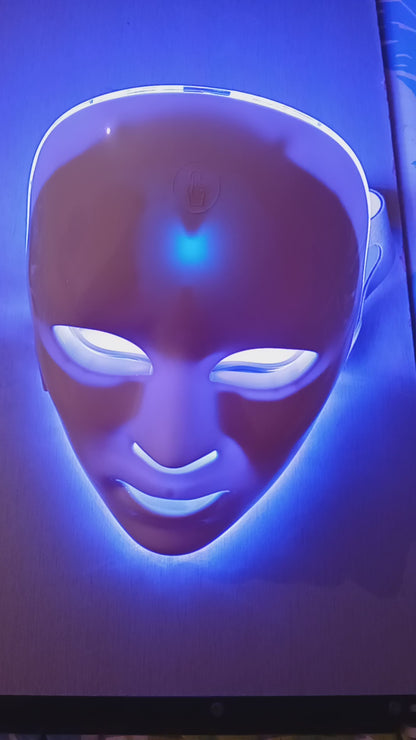 Masque LED Visage 6 Couleurs – Rituel Lumière & Détente